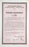 Schweizerisch-Argentinische Hypothekenbank, Zürich - 1910