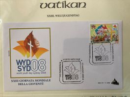 Vatikan 2008 Ersttagsbrief Weltjugentag Sydney