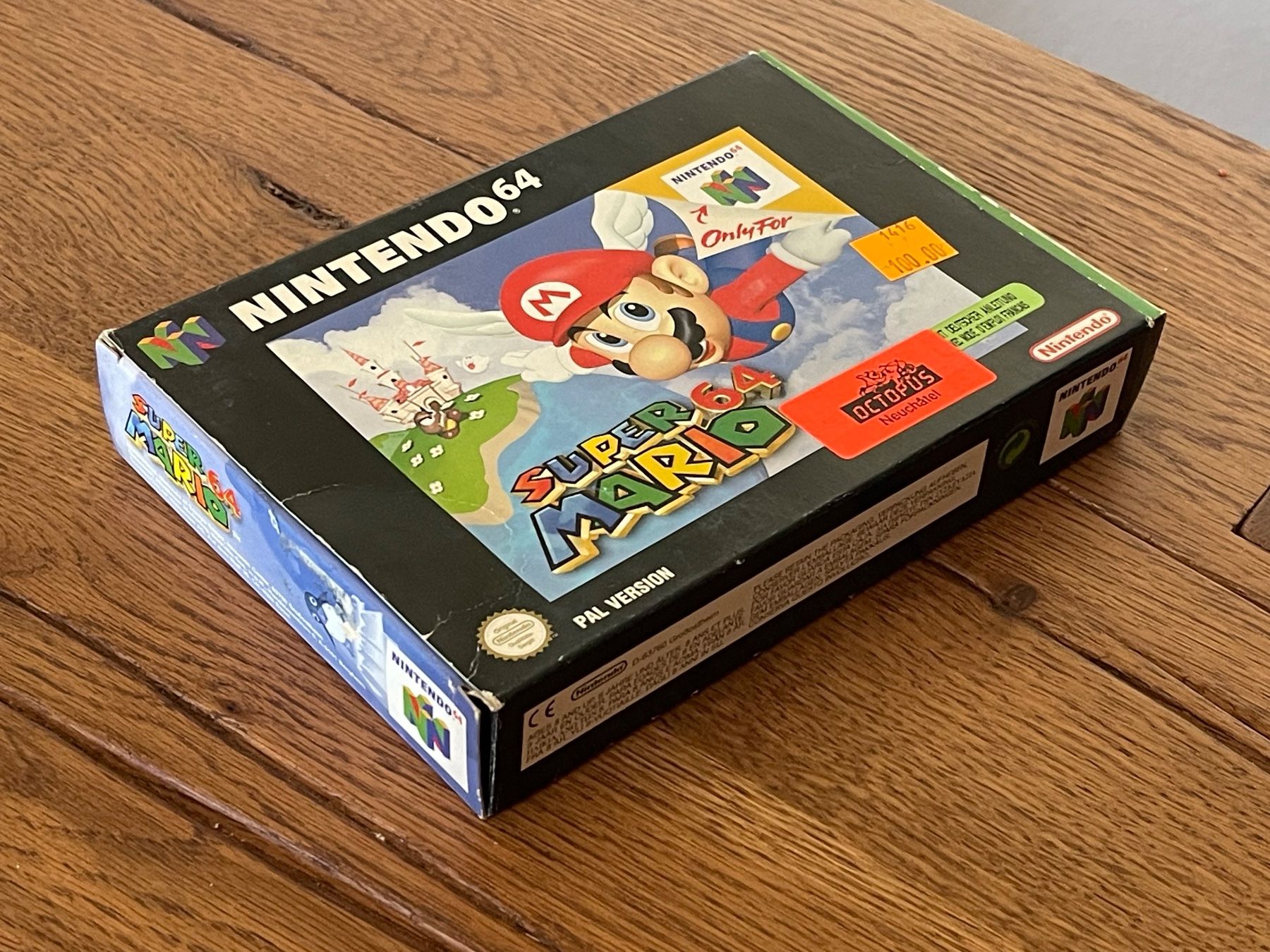Nintendo Giochi: Nintendo 64 Super Mario 64 PAL in Orginalverpackung – Usato da Zuerich venduto da Dorsi 4