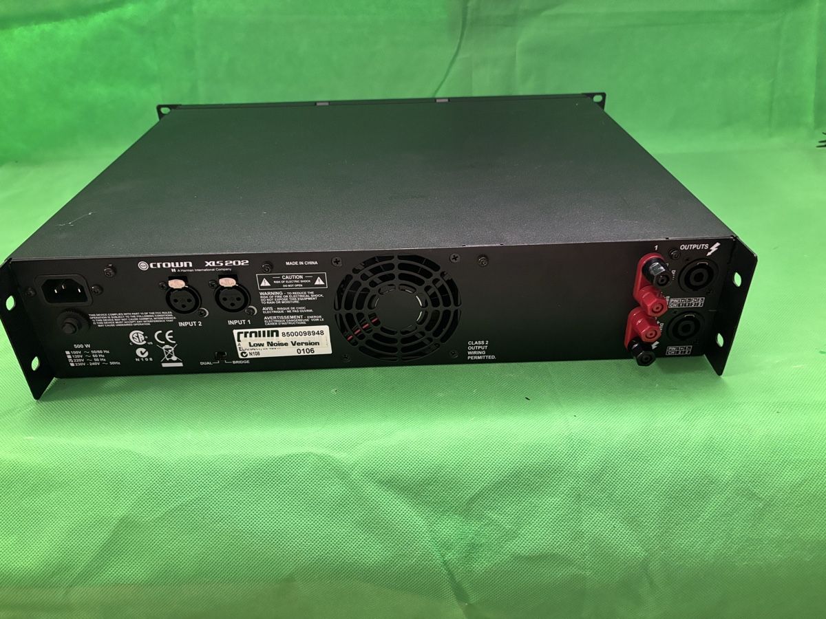 Amplificatori: Endstufe Crown XLS 202 Low Noise Version gebraucht – Usato da Kilchberg ZH venduto da bionicdog 2