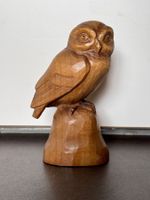 Wunderschöne Holz Eule Brienzer Schnitzerei