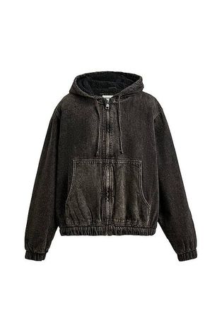 gefütterte Jeansjacke von ZARA