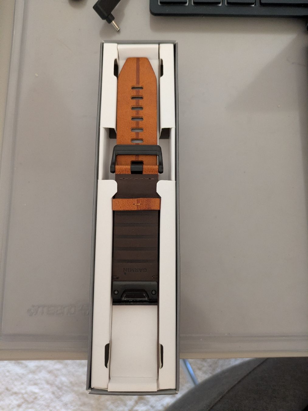 Bracciali & Braccialetti: Garmin Quickfit Leder – Nuovo e nell'imballaggio originale da Thun venduto da Kenneth729 1