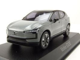 Volvo EX30 seit 2024 Vapour grau met. / schwarz       1:43
