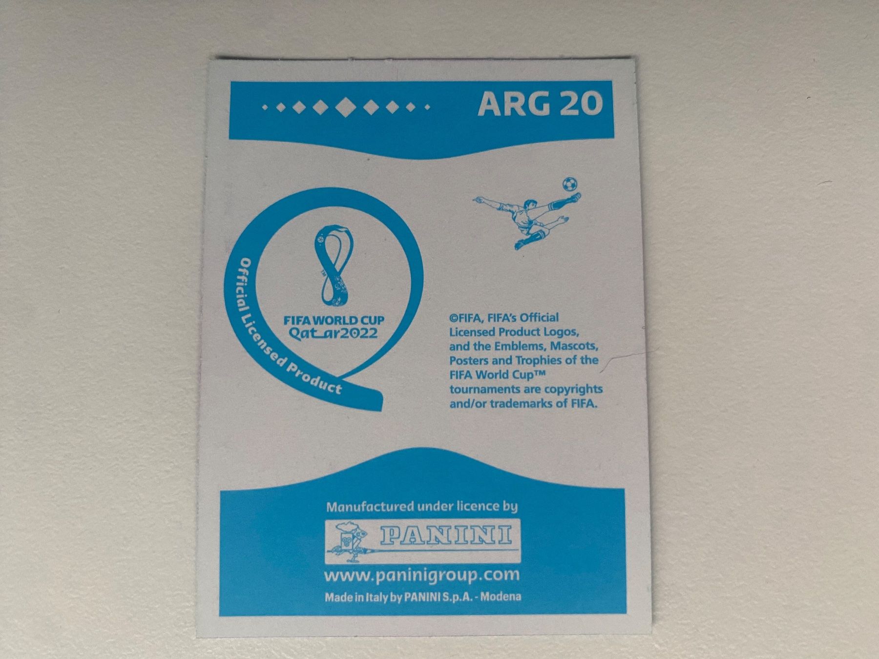 Panini Carte collezionabili: Panini Bild Messi. Argentinien WM 2022. Seltene Version – Usato da Hergiswil LU venduto da FcMalkov 2