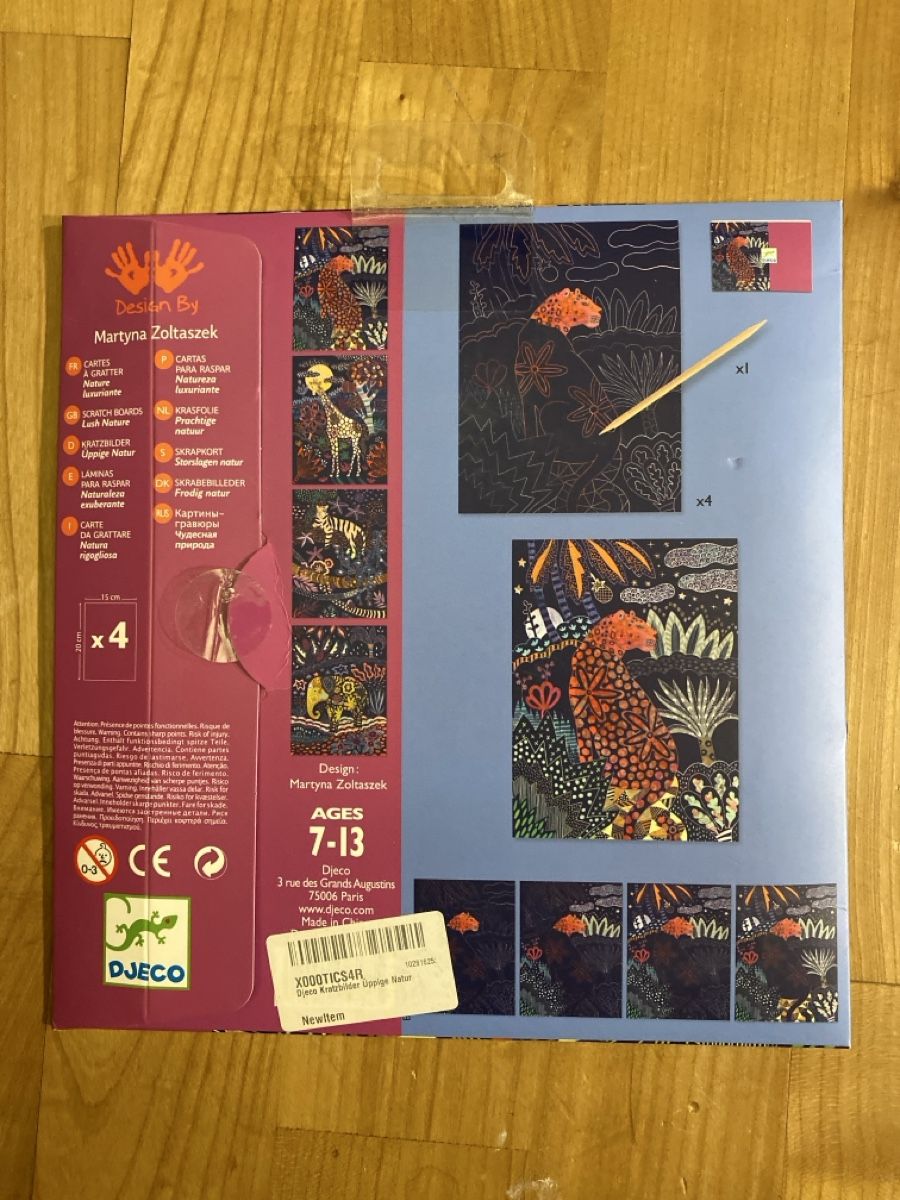 Djeco Kit bricolage: Set Kratzbilder – Nuovo (secondo la descrizione) da Basel venduto da lxbsl 1