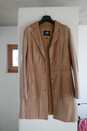 Mantel aus echtem Leder von Gipsy, Gr. S