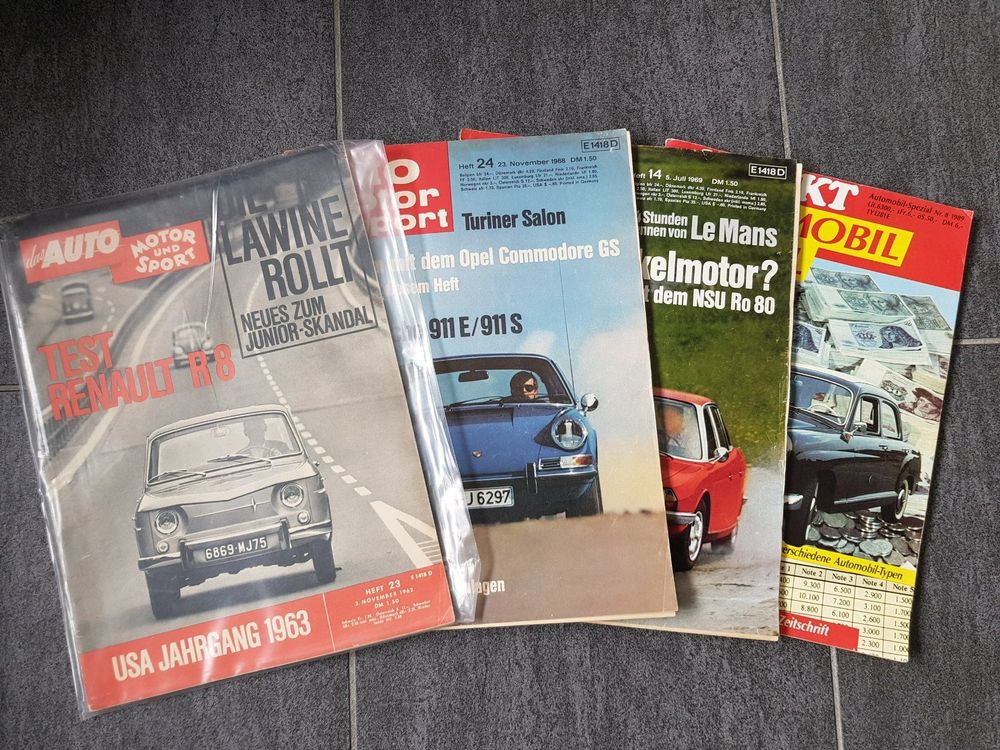 AUTO MOTOR und SPORT, 4 alte Ausgaben Kaufen auf Ricardo