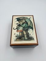REUGE Edelweiss Spieldose /Holzdose Hummel Motiv