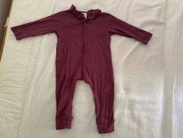 Baby Strampler Alana Bio-Baumwolle Grösse 74/80 beere