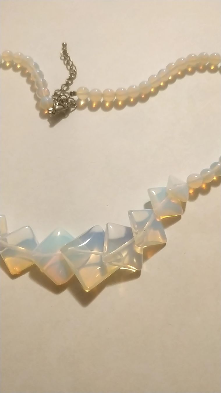 Catenine: Sehr schöne Opalit Kette 43cm – Nuovo e nell'imballaggio originale da Münchenbuchsee venduto da Daniel0133 1