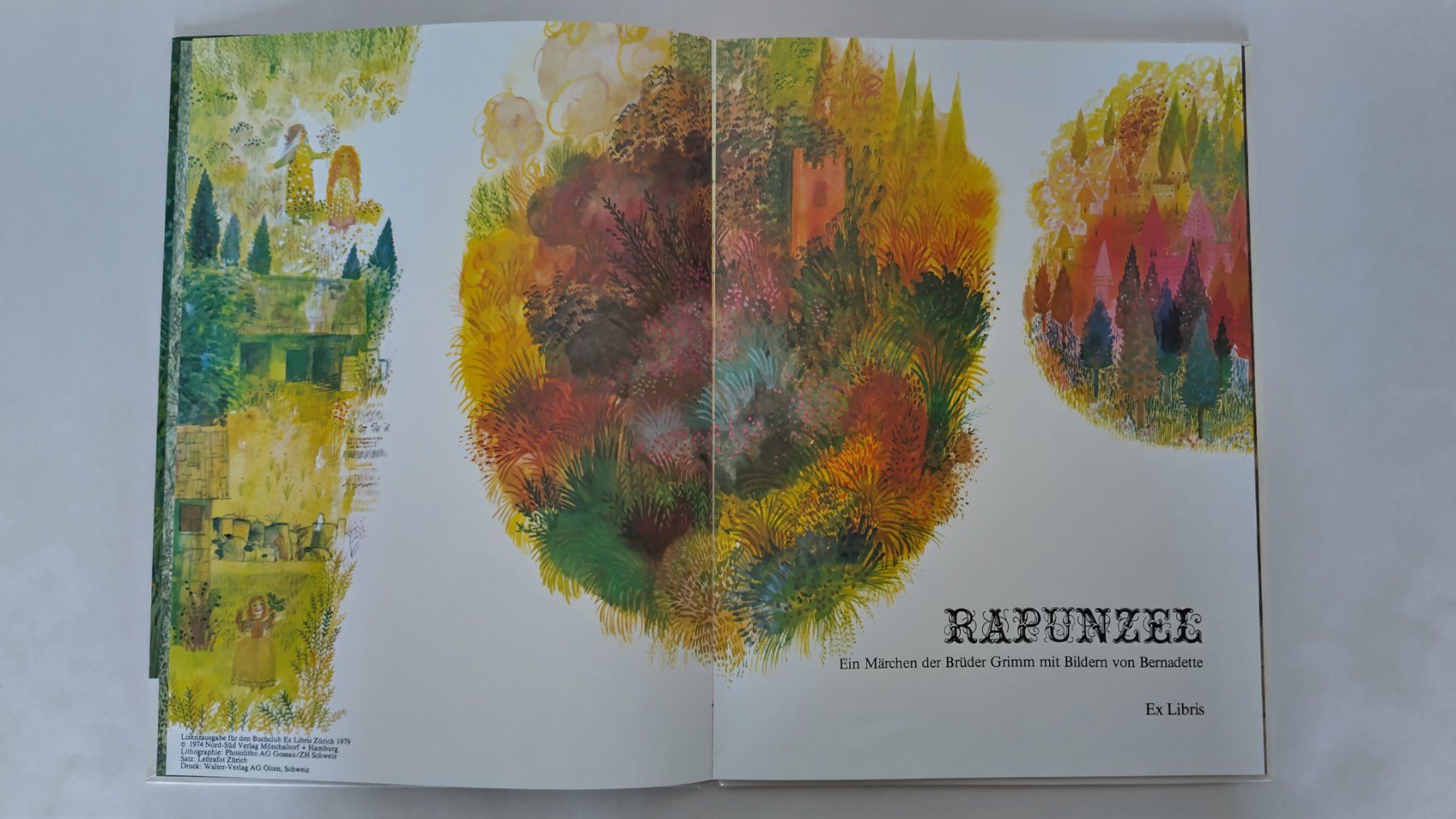 Libri: Bernadette - Rapunzel / Bilderbuch 1979 ab Fr. 10.- – Usato da Bellach venduto da JingleJerry 2