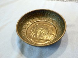 Messingschale, türkische Moschee gestanzt,  Ø 20cm, 5.5cm H