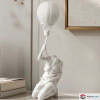 Headless Balloon Figure - Abstract Art Statue - 3D Printed