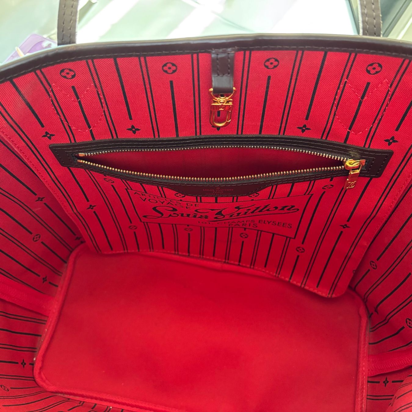 Louis Vuitton Borse da donna: Louis Vuitton Neverfull MM Damier Ebene – Usato da Biel/Bienne venduto da Eiskristall08 9