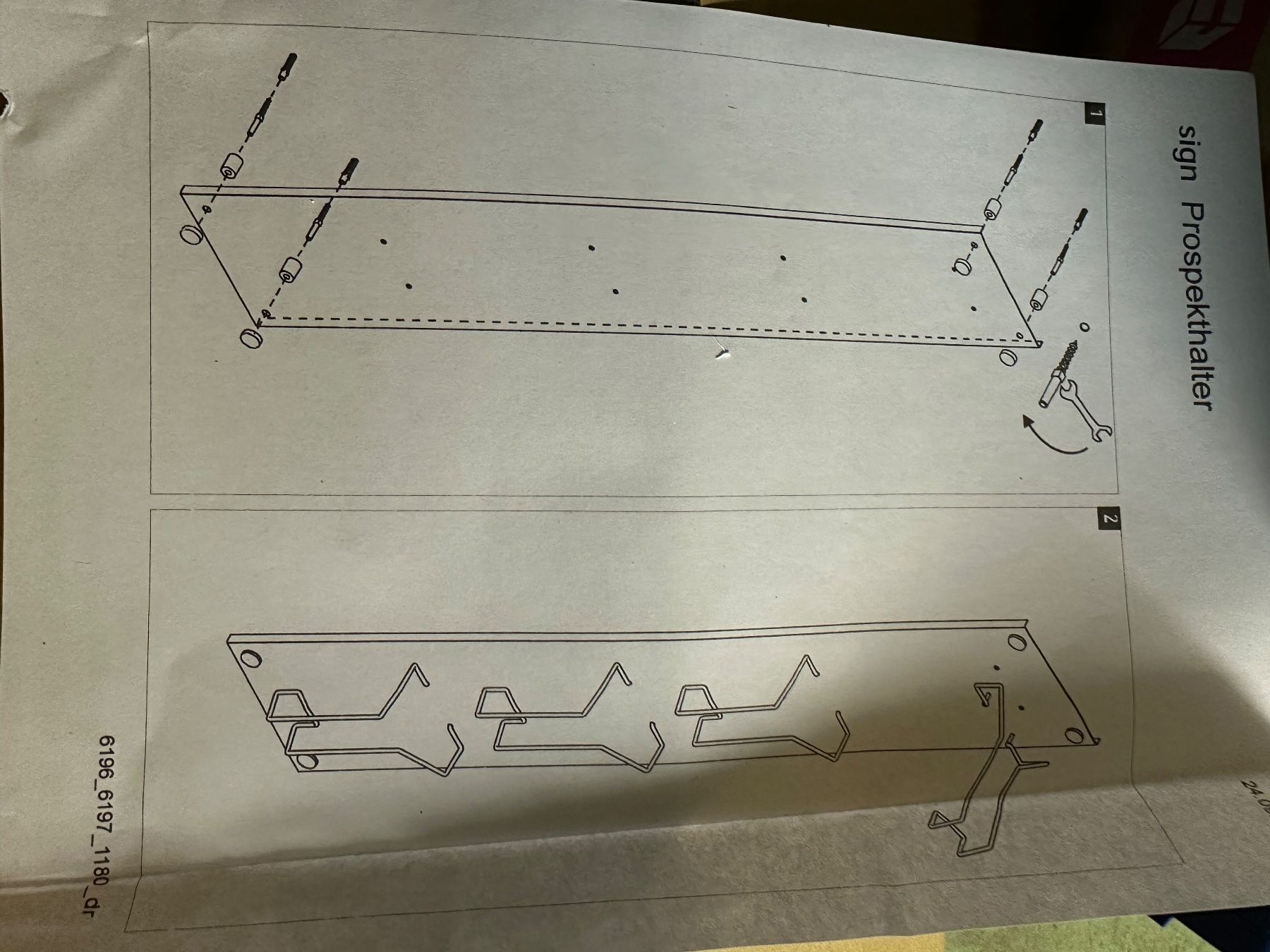 Sonstige Büroeinrichtungen: neuer Design-Prospekthalter, DIN lang, 4 Fächer – Neu und originalverpackt aus Necker von liq24 1