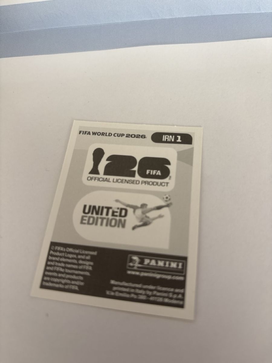 Panini Carte collezionabili: Panini Bild IRN1 – Nuovo (secondo la descrizione) da Rechthalten venduto da Thierry_89 1