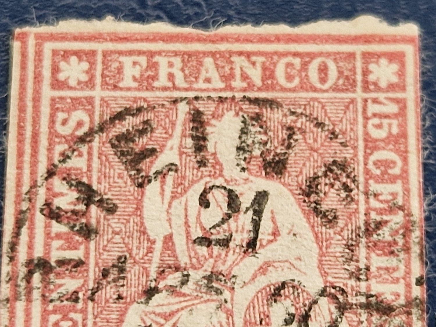 Tutti i francobolli: Strubel 24G, Rheineck, ab 1.- – Usato da Burgdorf venduto da Glossy01 1