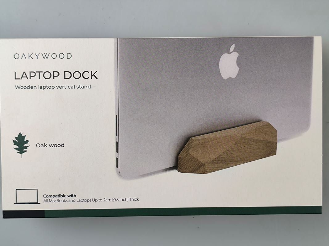Articoli in legno: OAKYWOOD Laptop Dock Holz neu – Usato da Rüti ZH venduto da Restwert_Rueti_ZH