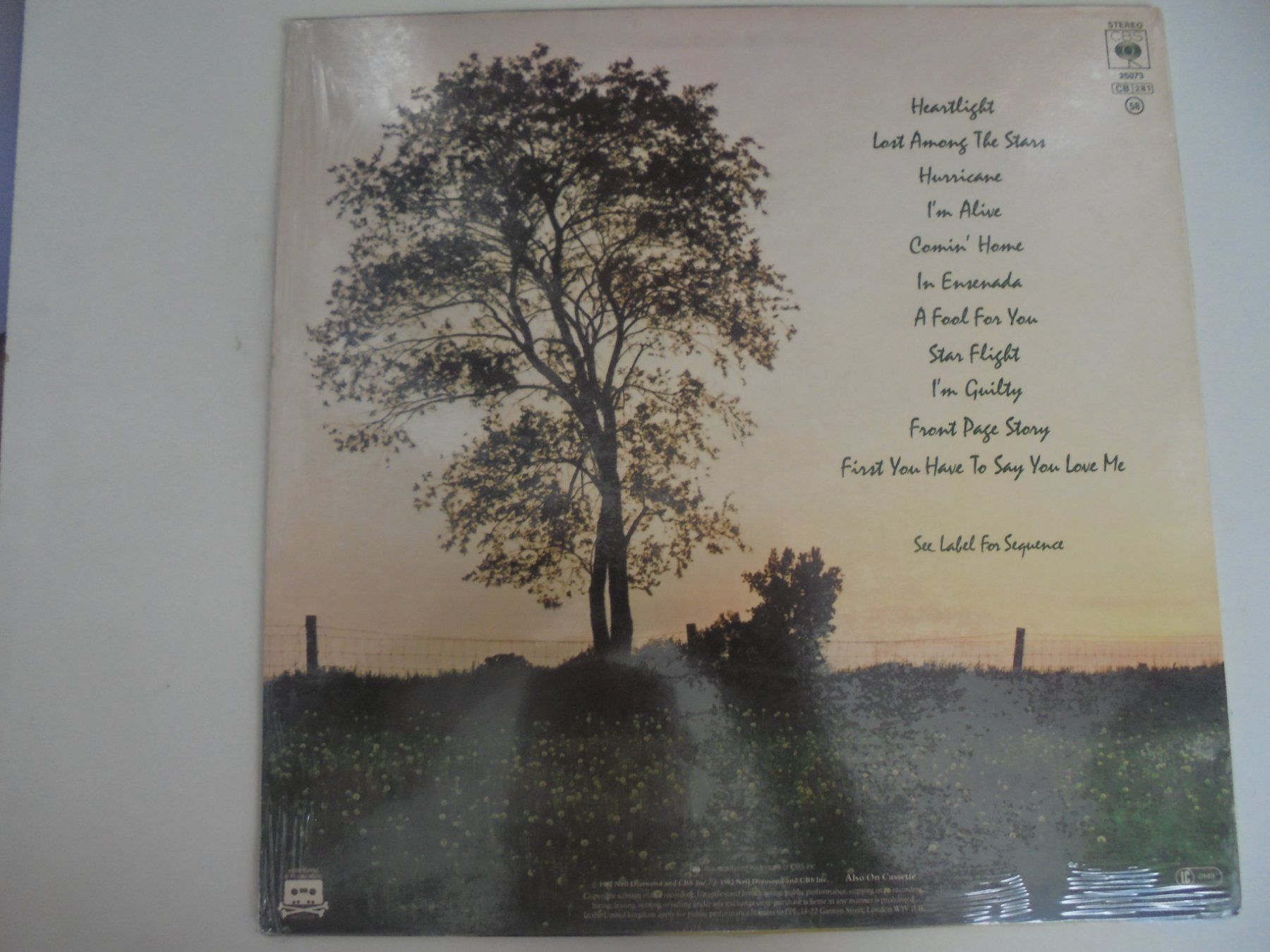 Dischi in vinile: Neil Diamond " Heartlight " LP UK / G-B 1982 – Usato da Crissier venduto da Promopost 1