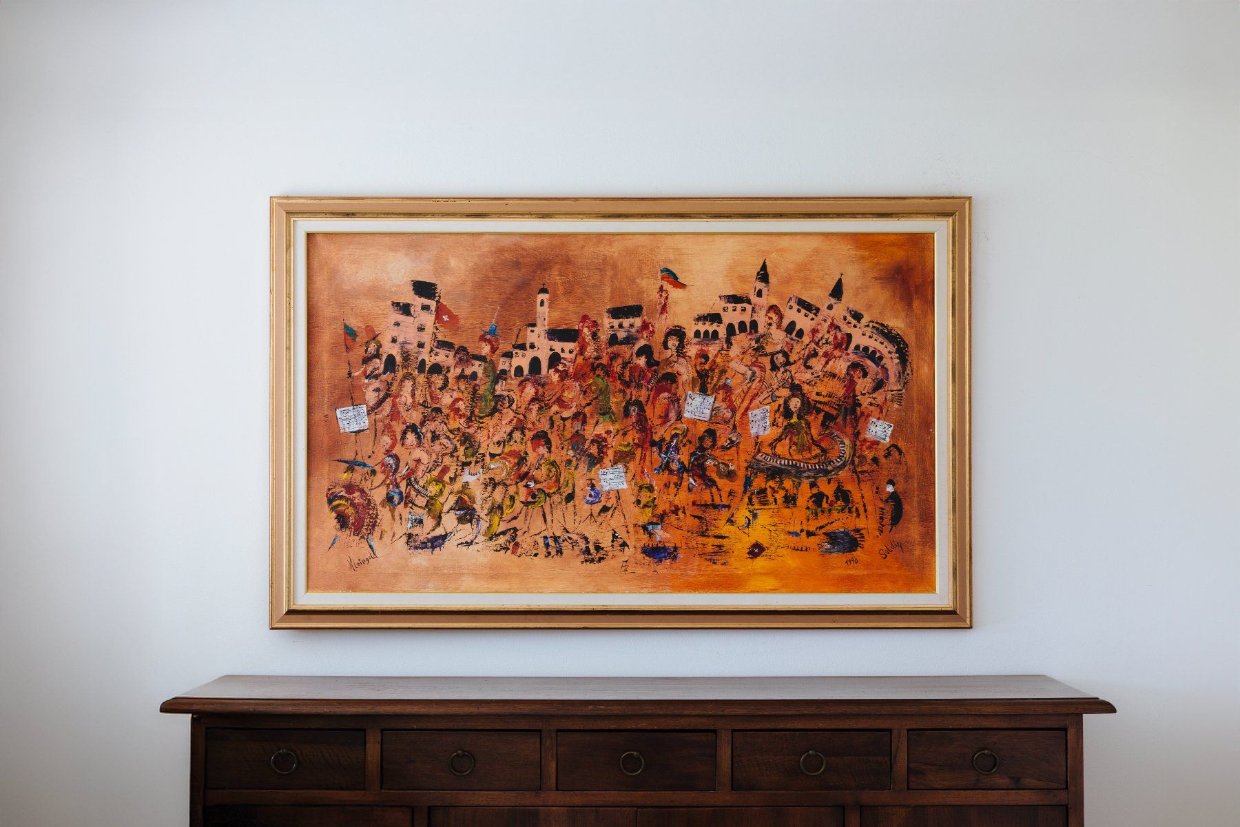 Dipinti: Jazz Ascona von Elvezio Soldini, 1990 – Usato da Gordola venduto da parided