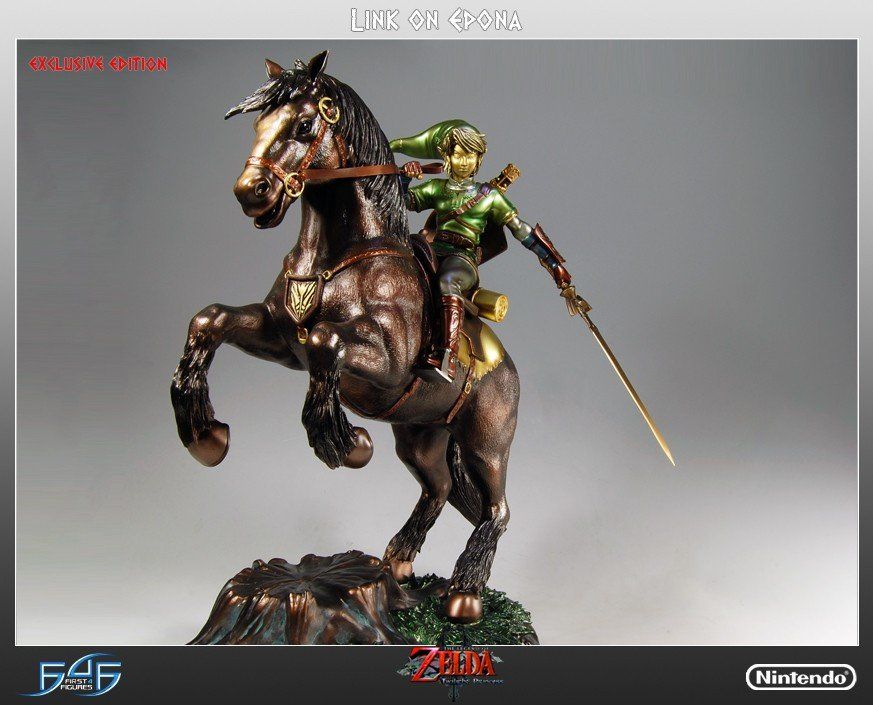Nintendo Statuette: First 4 Figures Link on Epona Exclusive F4F – Nuovo (secondo la descrizione) da Sumiswald venduto da dulik94