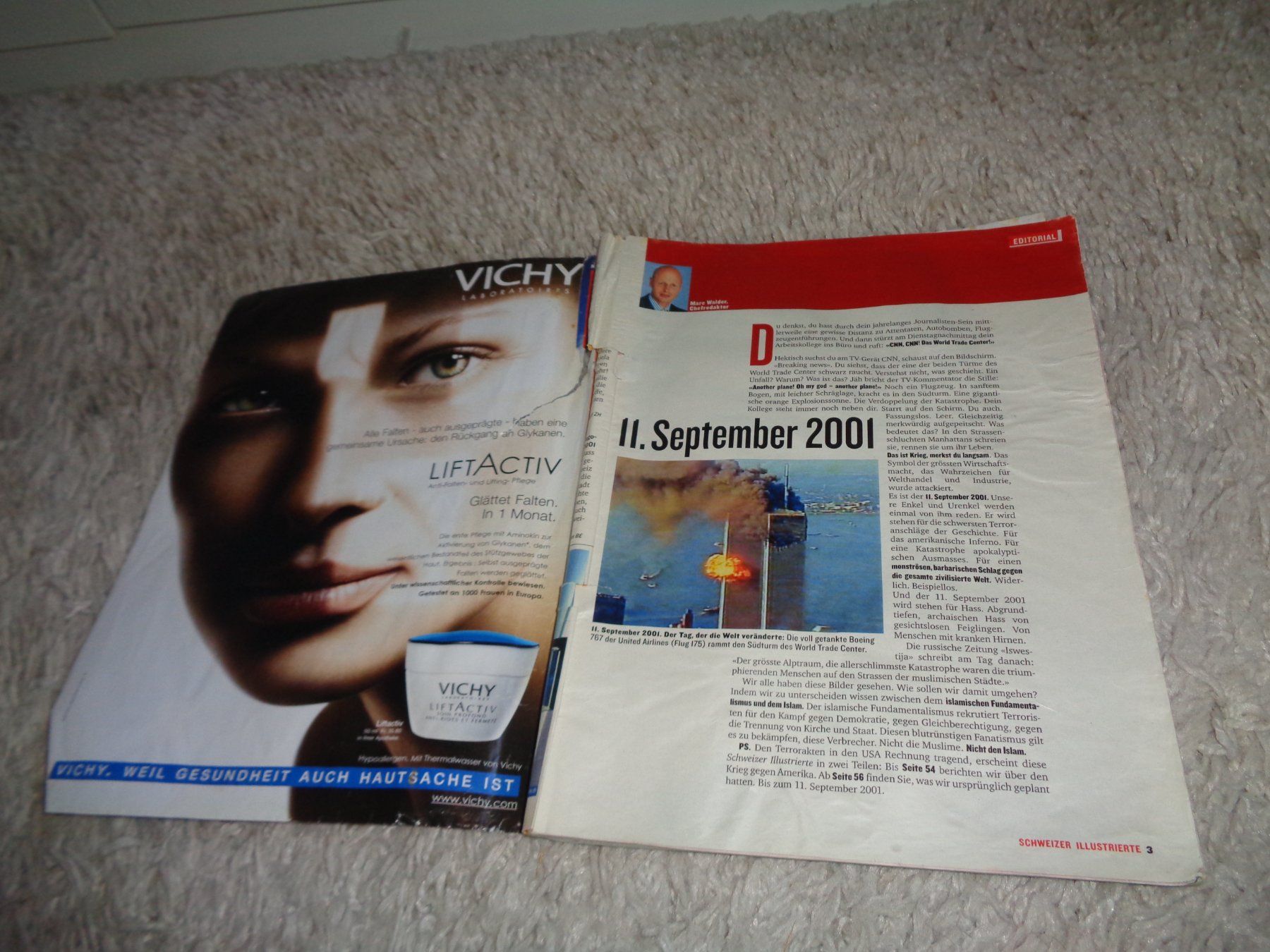 Riviste & Magazine: *** Schweizer Illustrierte *** 2001 / Krieg gegen Amerika – Usato da Othmarsingen venduto da Leuchtturmlady 1
