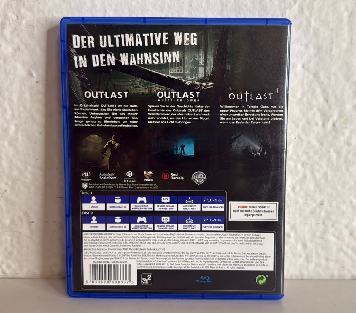 Sony Giochi: Outlast Trinity - PS4/PS5 Game – Usato da Ehrendingen venduto da bubulence 1