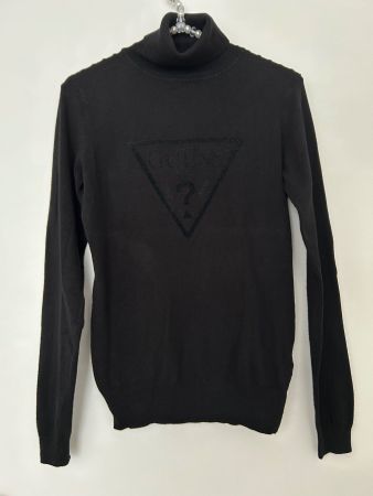 Guess Rollkragenpullover, schwarz, Grösse S - Top Zustand!