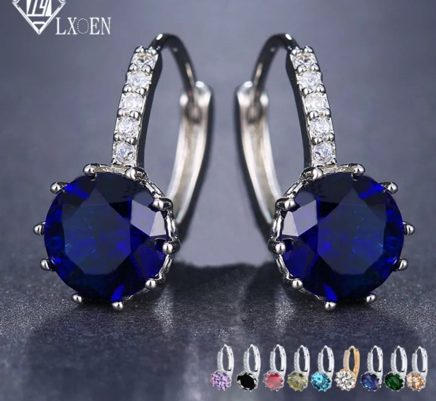 Orecchini pendenti & Orecchini a lobo: Boucles d’oreilles élégantes avec zirconium – Nuovo e nell'imballaggio originale da St-Cergue venduto da vpr_7v8g