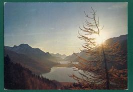 Abendstimmung an den Oberengadiner Seen, 1978, gelaufen