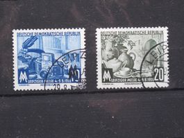 DDR 1955 Herbstmesse Leibzig gest.