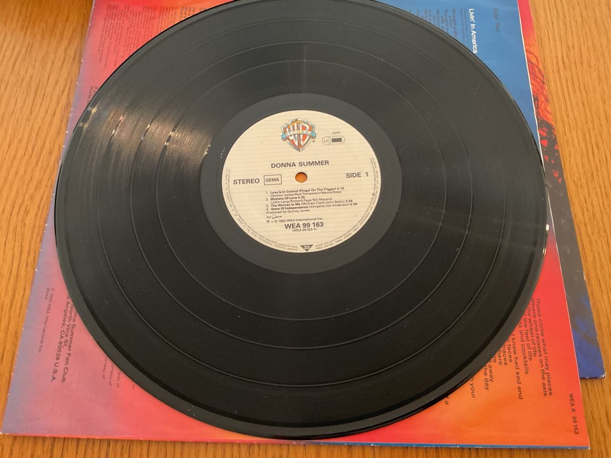 Schallplatten: Donna Summer - Donna Summer LP Vinyl Platte 1982 – Gebraucht aus Steinach von Quarkie 2