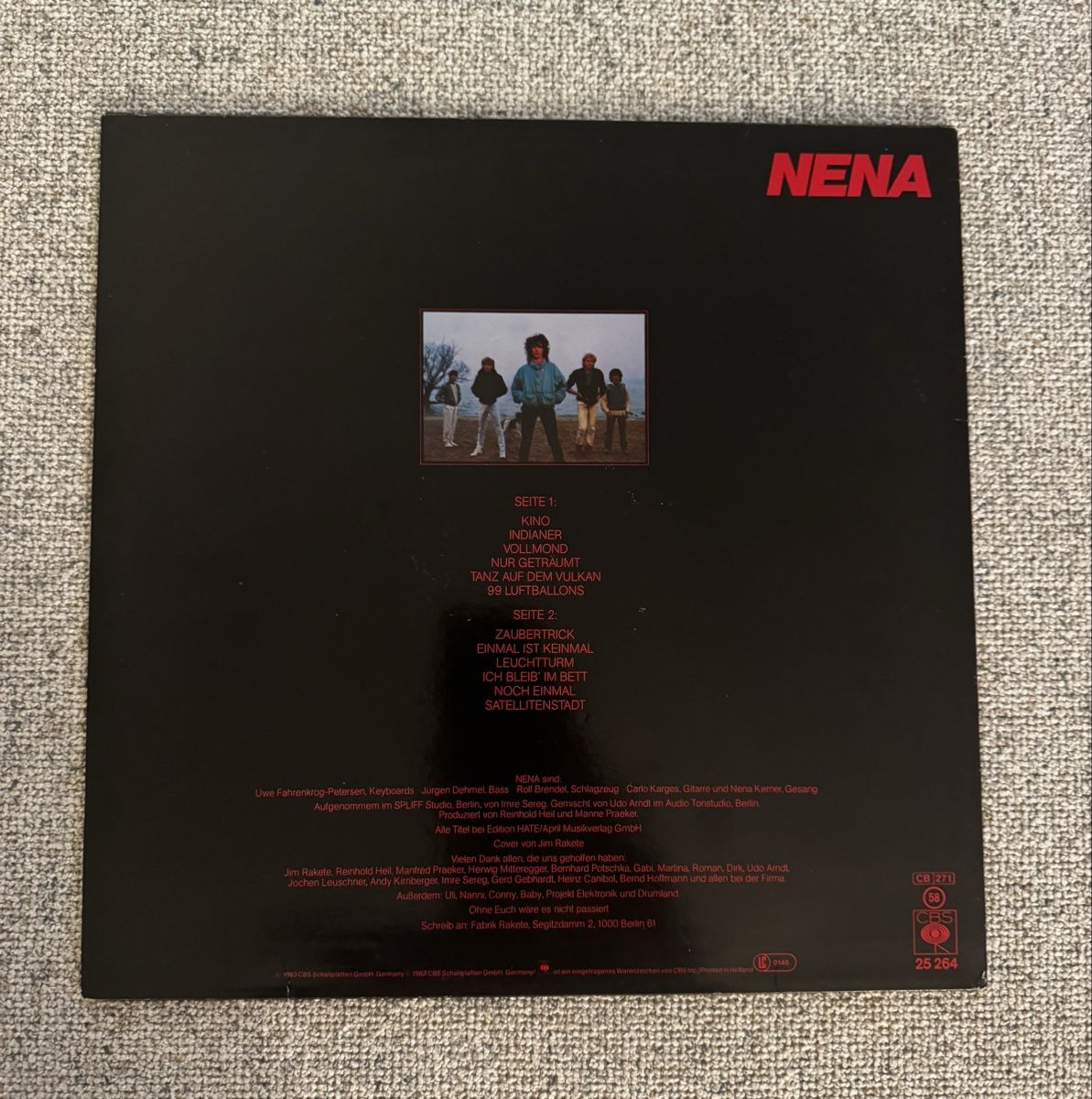 Dischi in vinile: Nena - Nena - LP - 80s – Usato da Rorbas venduto da BlackstarRecords 1