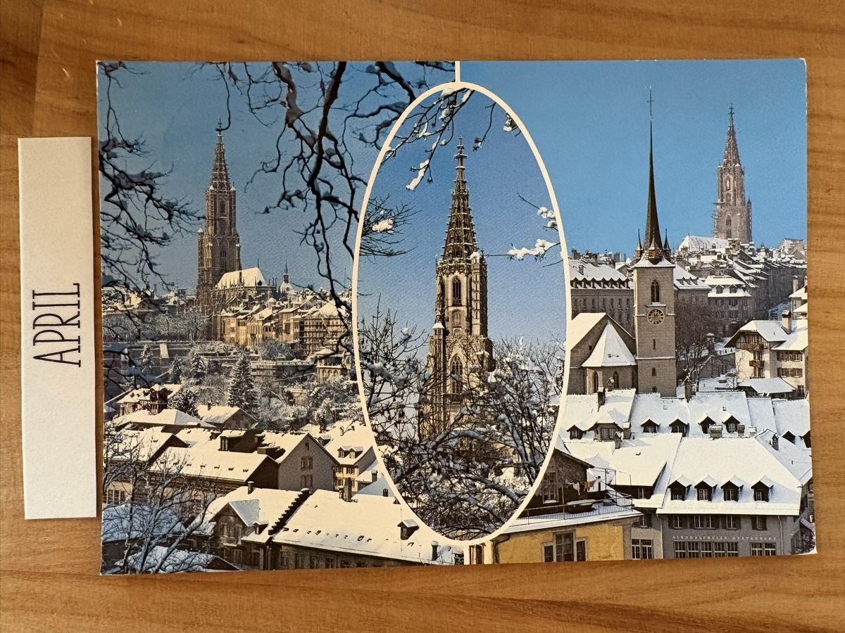 Cartoline postali: AK von Bern Münster im Winter – Usato da Rümlang venduto da Kartenpost1