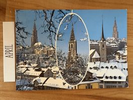 AK von Bern Münster im Winter