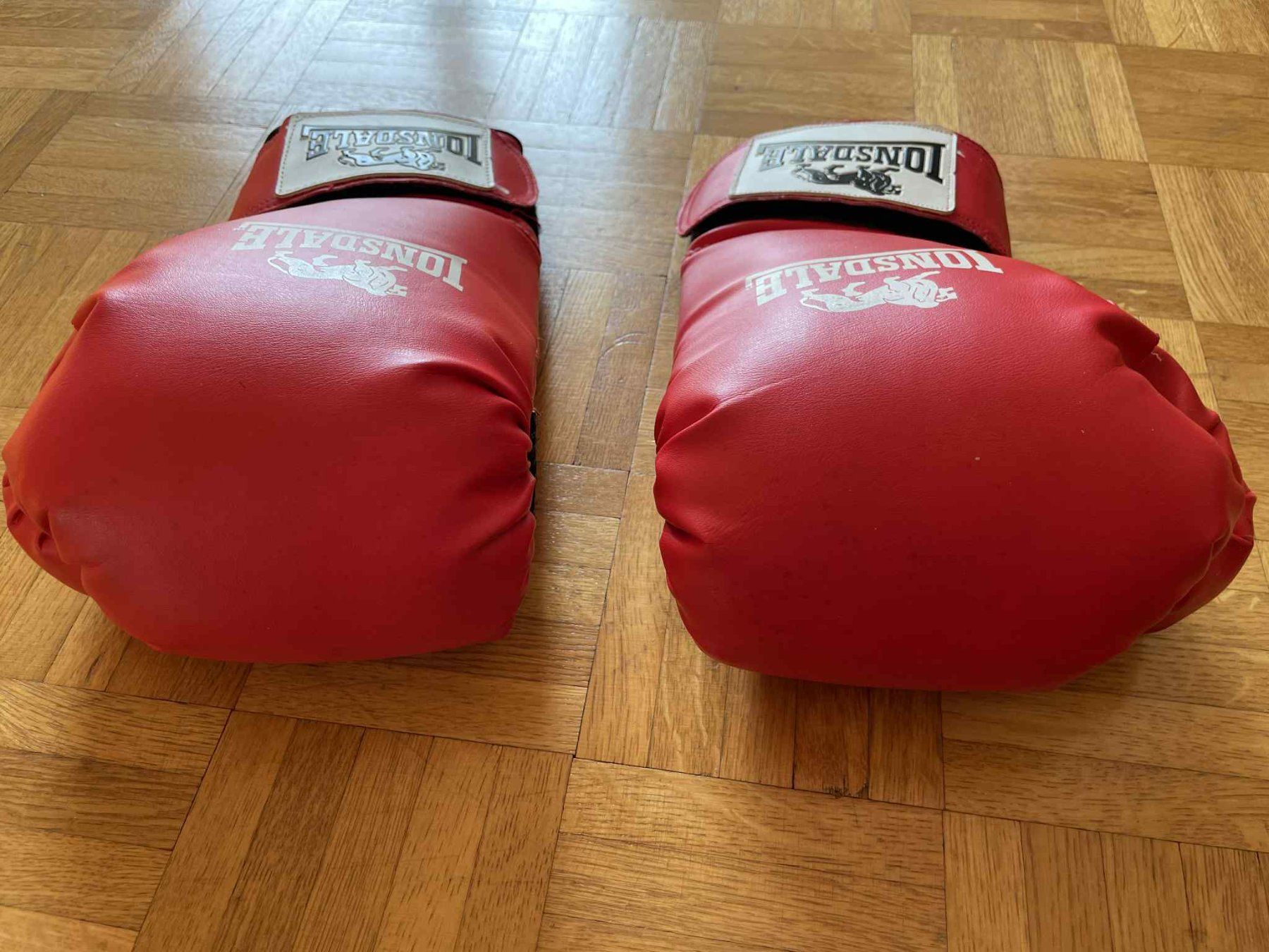 Guanti & manicotti: Red Boxing Gloves S/M with 280cm hand wraps – Usato da Zürich venduto da mei_wvq7 2