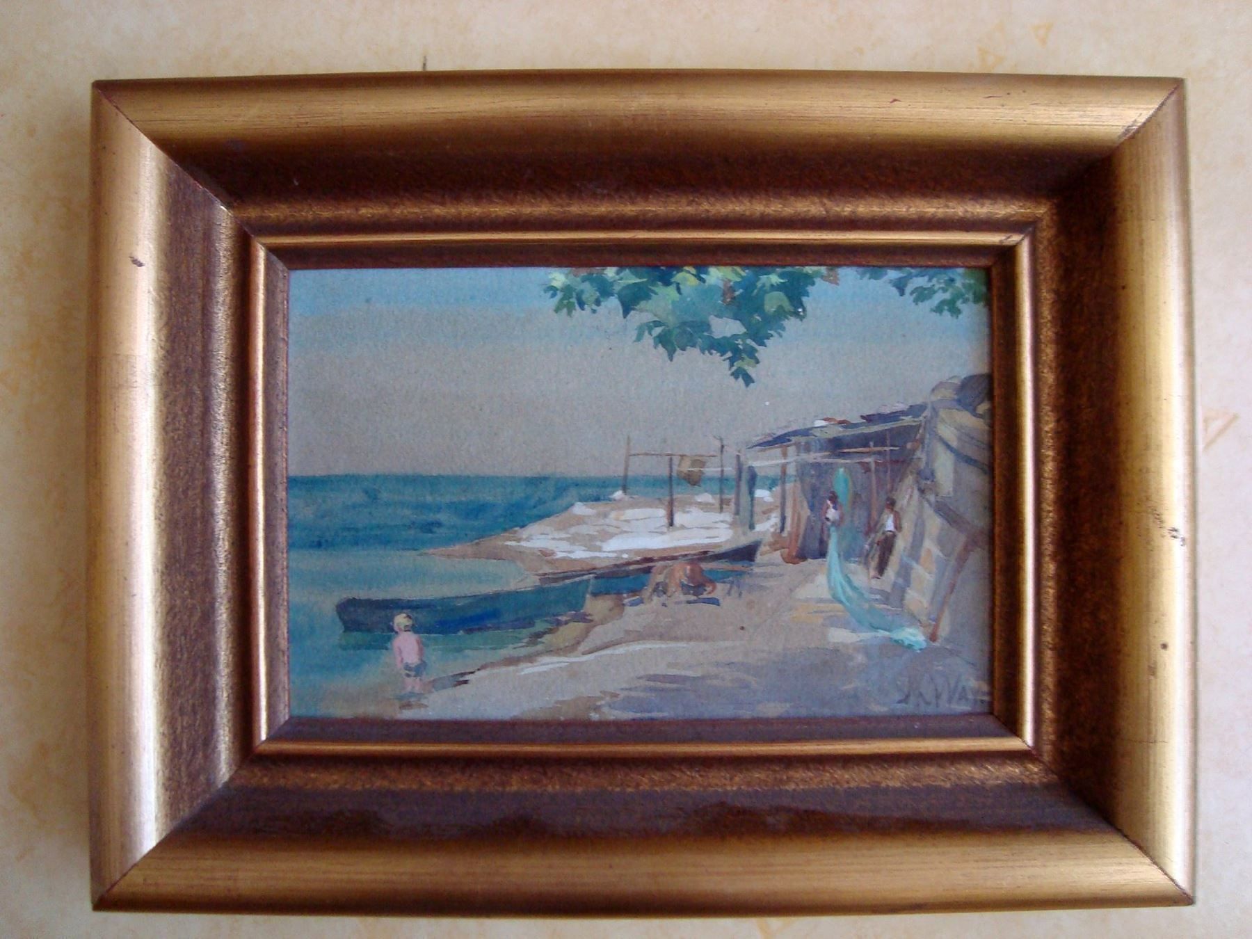 Dipinti: Way Aimée Maria, aquarelle, 24 x 16 cm – Usato da Martigny venduto da Abm1000
