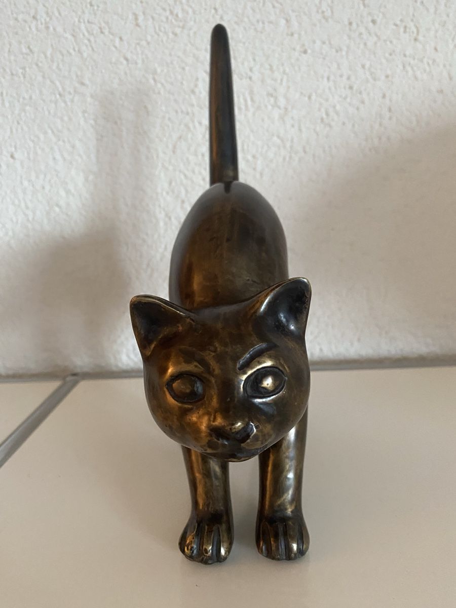 Sculture & Statue: Bronze Katze macht Buckel – Nuovo (secondo la descrizione) da Zürich venduto da eileenchen1 1