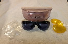 Bollé Sonnenbrille mit Wechselgläsern für Motorrad oder Velo