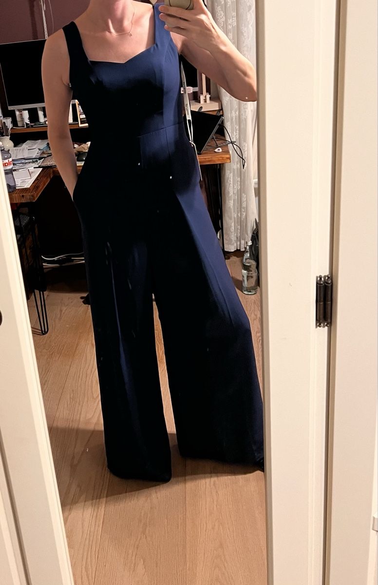 Tute: Marineblauer Jumpsuit, ca Gr. 38, elegant – Usato da Remigen venduto da lsp02 8