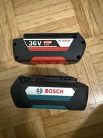1 x Bosch 36V 2,0Ah Akku 1 x Bosch 36V 1,3Ah Akku  