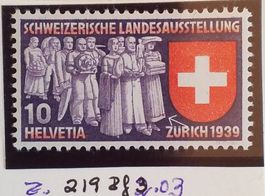 PL44) 219.2.03, Abart roter Punkt im Kleid postfrisch