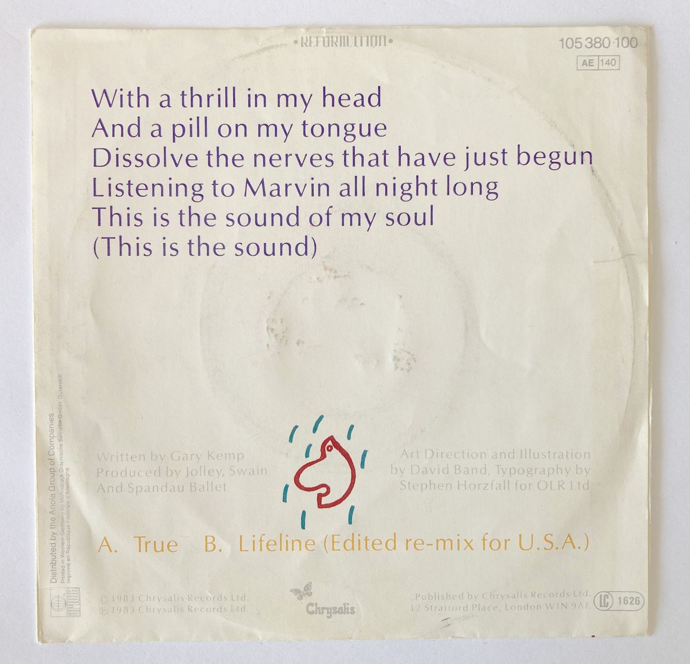 Schallplatten: SPANDAU BALLET - TRUE – Gebraucht aus Bottens von hotter-than-hell 1
