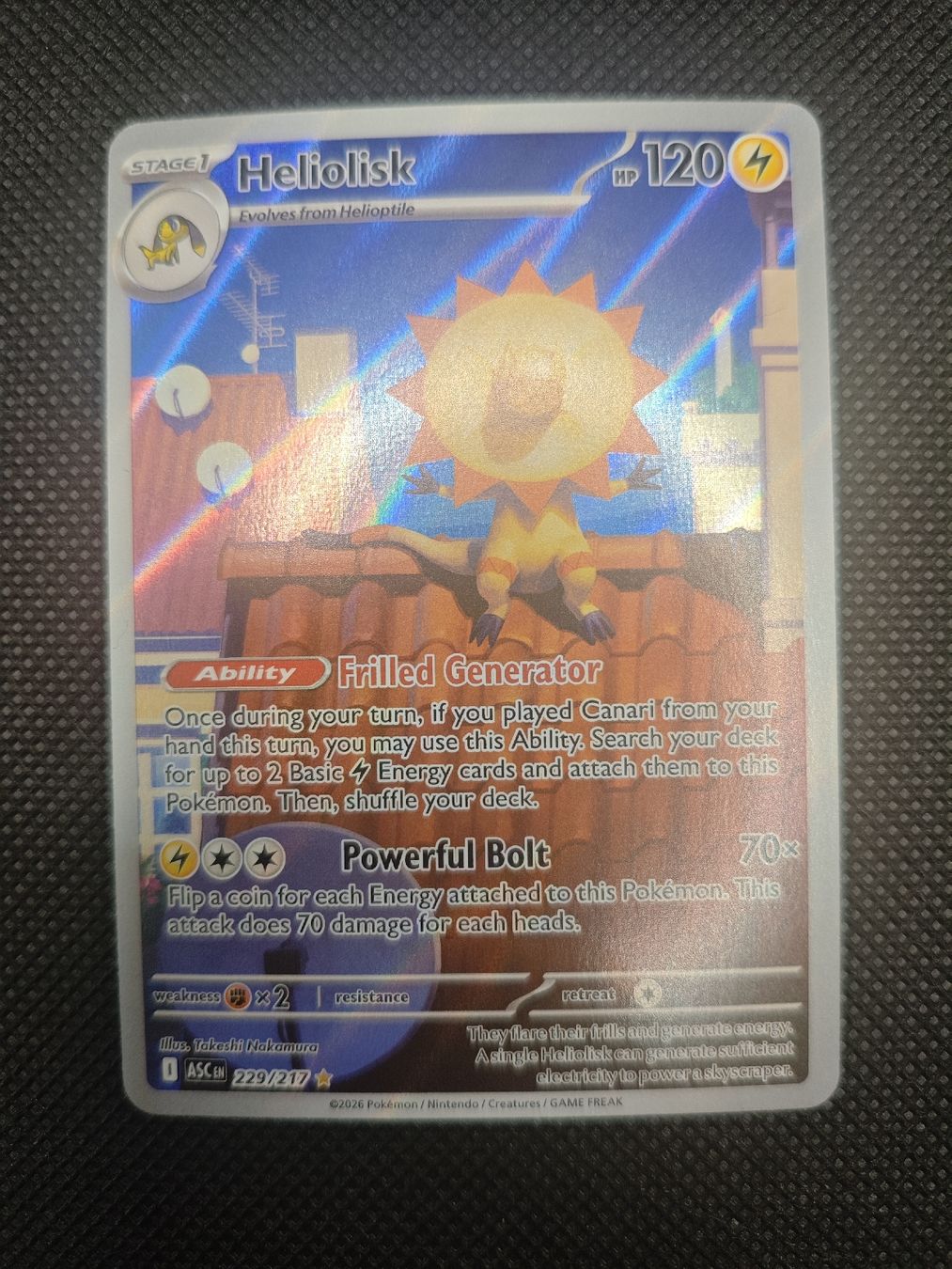 Pokémon Sammelbilder & Trading cards: Heliolisk (ASC 229) – Gebraucht aus Windisch von leo_c2f9