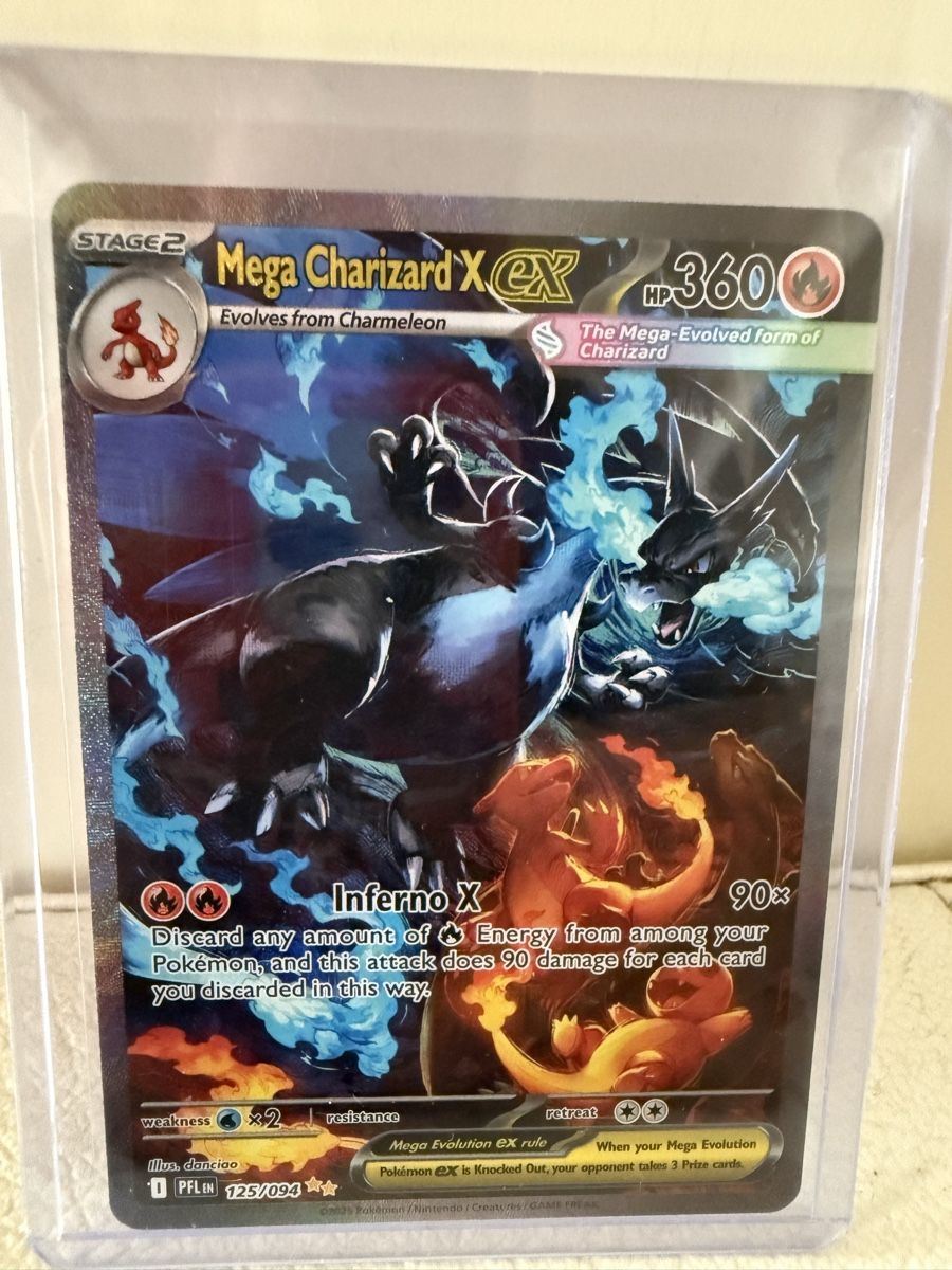 Pokémon Cartes à collectionner: Mega Charizard X ex 125/094 – Neuf avec emballage d'origine à Büsserach par Odin-Thor