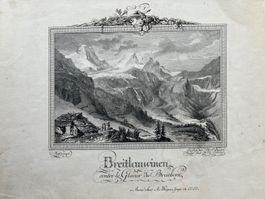 C. Wolf – Alpes Helveticae 1777 – suite complète 10 gravures