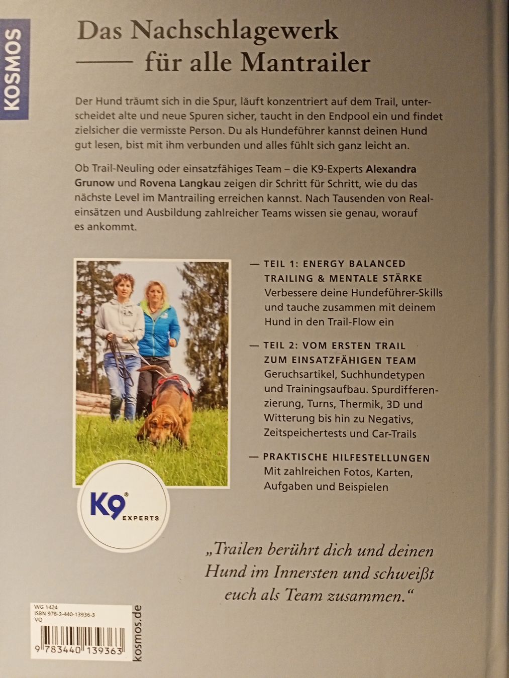 Libri: Grunow, Langkau: Mantrailing - das Arbeitsbuch – Usato da Oftringen venduto da Myti 1