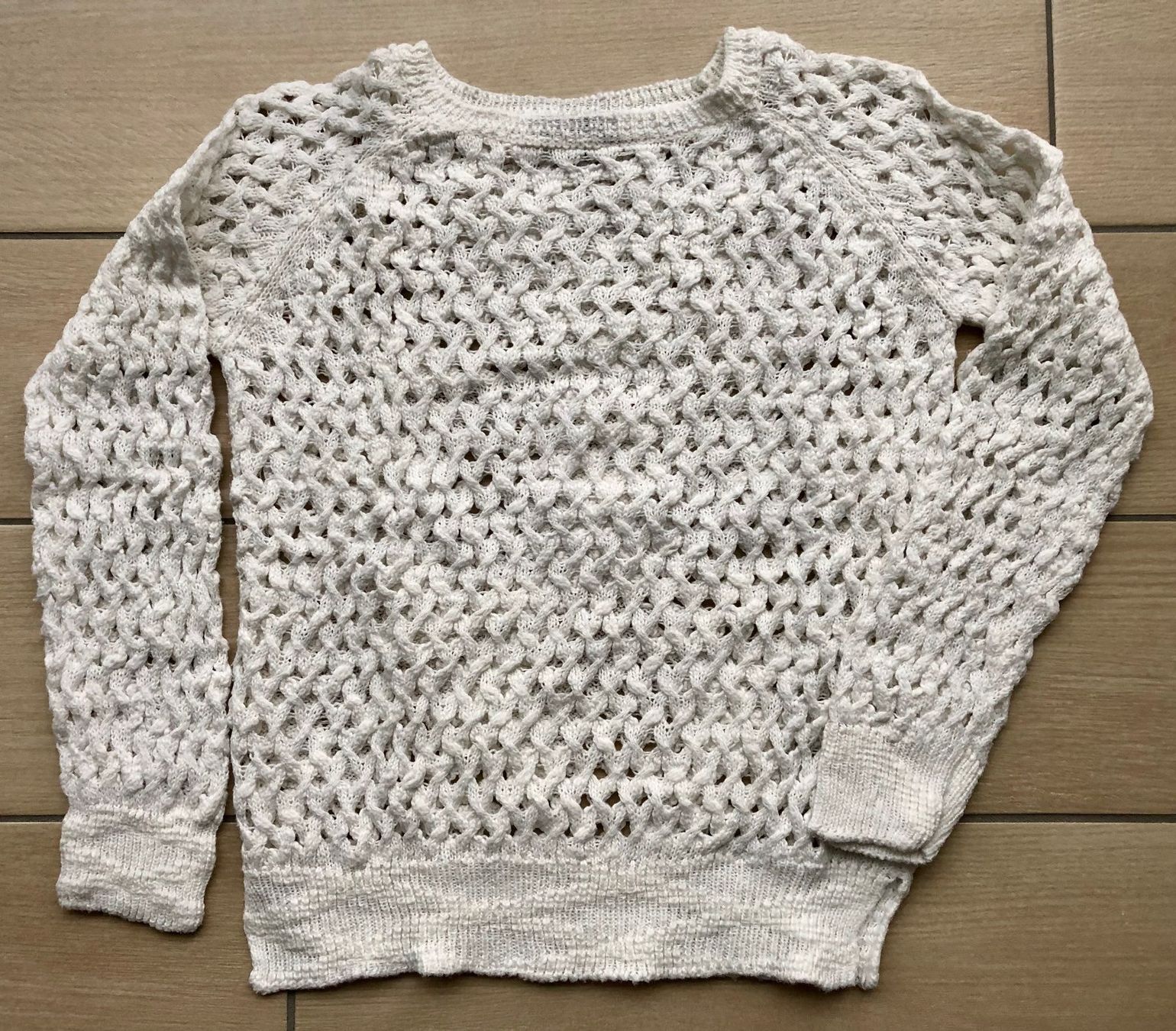 Maglioni & Felpe: Pull crocheté blanc Inside 134/140 – Nuovo (secondo la descrizione) da Moutier venduto da chicboutique