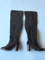 Overknee Stiefel, schwarz, Gr. 39